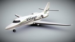 Cessna Citation Latitude private jet transportation, airplane, private, travel, latitude, aircraft, jet, cessna, corporate, charter, executivevip, privatejet, businessjet, passengers, corporatejet, vehicle, blender3d, air, plane, 3dmodel