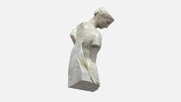 Sculpture_08 body, statue, substancepainter, substance, unity3d, pbr, lowpoly, gameasset, sculpture, ue5