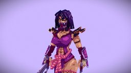 Mileena Redesign , muscle, redesign, mortalkombat, charactermodel, outworld, mileena, bounce, low-poly-model, bouncy, character-animation, mortal-kombat, fatality, pixel-art, blockbench, mortalkombat9, low-poly, lowpoly, animation, characterdesign, mortalkombat11, physics-animation, geckolib