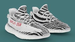Adidas Yeezy Boost 350 V2 Zbra people, urban, secondlife, ar, shoes, imvu, sl, nike, trainer, footwear, tactical, sneaker, adidas, yeezy, sims, jordan, streetwear, shoescan, nft