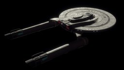 U.S.S. Edwards | NCC starship, startrek, star, blender-3d, star-trek, blender, sci-fi, space, spaceship