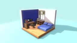 First isometric 3d chamber isometric, firstmodel, isometric-room, blender