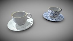 Cup and saucer object, drink, tea, food, cafe, coffee, espresso, plate, set, breakfast, mug, morning, ceramic, spoon, sugar, mockup, beverage, saucer, liquid, tableware, blender-3d, unrealengine, houseware, break, substancepainter, substance, 3d, pbr, substance-painter, design, gameasset, cup, black, gold