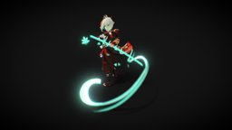 Kaedehara Kazuha art3d, fanartwork, character, game, 3dmodel, genshinimpact, kazuha