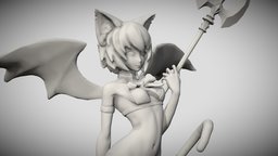 Clay2 girl-cartoon, cartoon