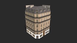 Parisian Corner 01 paris, corner, citiesskylines, haussmann