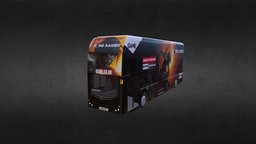 Tomb Raider bus bus, tombraider, insomnia, photoshop, 3dsmax, substance-painter
