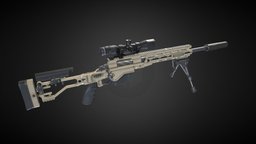 CSR USASOC Sniper Rifle rifle, action, army, bolt, precision, surgeon, sniper, socom, ctr, racs, csr, military, noai, usasoc, ctsr, m118lr