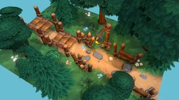 Fantasy Environment (Farm Vengeance) trees, plants, flowers, adventure, topdown, asset, wood, fantasy, environment