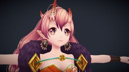 VRM204 ingame, 3dcg, vrmodel, character, modeling, noai