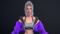ONE ONE ONE! sculpt, substancepainter, character, girl, blender, zbrush, noai