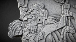 Kaminaljuyu Stela 10 laserscanning, carving, inscription, epigraphy, usf, digitalheritage, iconography, stela, mesoamerica, libraries, university-of-south-florida, archaeology, stone, digital-heritage-and-humanities-collections