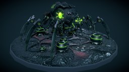 Necron 3dcoat, creature-monster, 3dsmax, sci-fi, warhammer40k