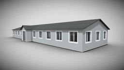 3D Modern Building 1 object, fence, modern, wooden, grass, cottage, white, vray, exterior, roof, unreal, obj, planks, ready, window, pool, family, fbx, realistic, max, swimming, modeling, unity, unity3d, architecture, asset, game, 3d, low, poly, model, house, home, 3ds, building, modular, door, environment, wall, "enine"