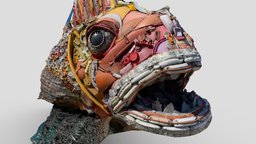 Henry the Fish photogrammetry, usdz, objectcapture