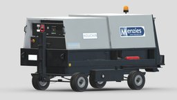 Airport Ground Power Unit wheel, power, energy, gpu, transport, generator, electrical, ground, industry, diesel, equipment, airport, support, supply, unit, aircraft, commercial, airfield, plane