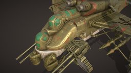 Soviet Sickle, Game-Ready model soviet, gamedev, sickle, gamereadyasset, vehicle, gameasset, helicopter, gameready, dpgraduate