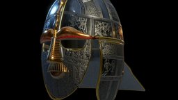 Sutton Hoo Helmet casque, suttonhoo, scandinave, vendel, helmet