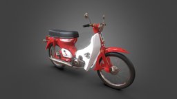 1971 Honda Supercub retro, motorcycle, classic, honda, scooter, cub, supercub, c70