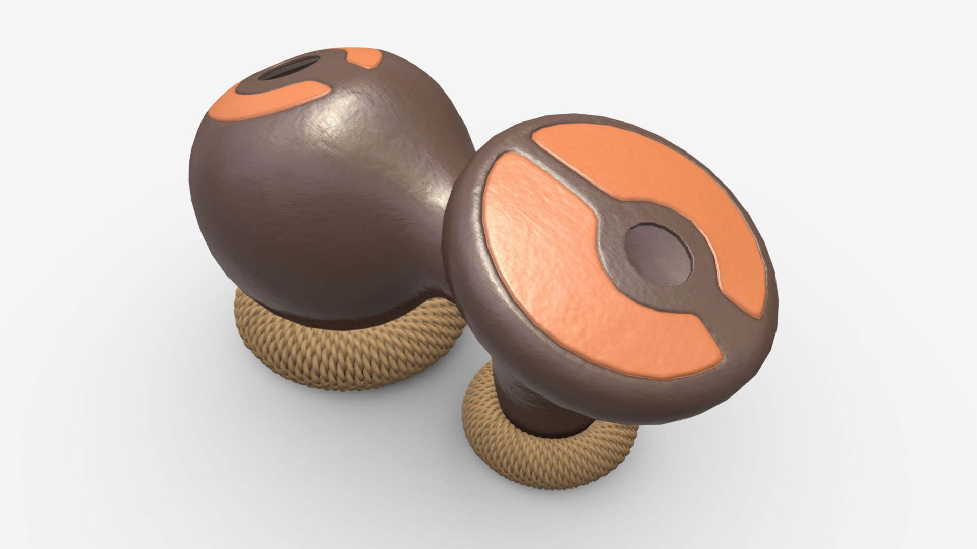Udongo Udu drums - Buy Royalty Free 3D model by HQ3DMOD (@AivisAstics) 3d model