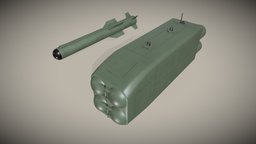 Launcher PARS 3LR With Missile X4 missile, and, tiger, ac, anti, fire, tank, launcher, rocket, 3, defence, 3g, rocketry, pars, warhead, lr, forget, weapon, military, helicopter, ec665, ffar, trigat
