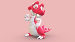 Red The Crocodile red, crocodile, lizard, reptile, iris, pupil, alligator, croc, croco, cartoon