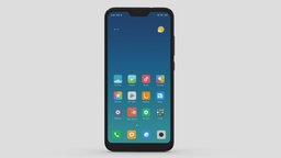 Xiaomi Mi A2 Lite office, computer, device, pc, laptop, tablet, smart, electronics, equipment, headphone, audio, mockup, smartphone, cellular, android, ios, phone, realistic, cellphone, cheap, earphones, mock-up, render, 3d, mobile, home, screen