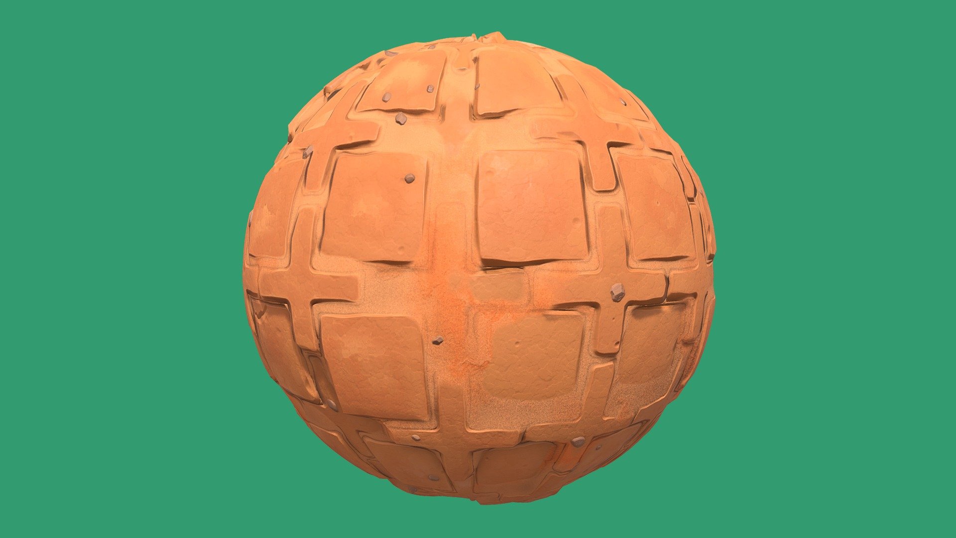Stylized Desert Tiles Material 02

Substance Designer Material
Stylized Desert Tiles Material 02 has been released! The material was created in Substance Designer Material and rendered in Marmoset Toolbag.
The material includes four textures: BaseColor, Height, Normal Map, Ambient Occlusion, and Roughness.
The material can be used for a variety of projects, including games, and VFX. It is perfect for creating realistic and stylized floor tiles.

Features




Include .sbsar files.
NOTE: How to use sbsar file? Find help here >>> https://helpx.adobe.com/substance-3d-player/home.html

You can render texture from 256x256 to 4096x4096 pixels in size using the Substance Player.

Five textures included: BaseColor, Height, Normal Map, Ambient Occlusion, and Roughness 2048x2048 pixels in size.

Can be used for a variety of projects, including games, 3D printing, and VFX.
 - Stylized Desert Tiles Material 02 - Buy Royalty Free 3D model by stargamestudios 3d model