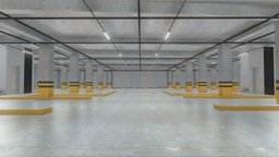 Underground Parking scene, room, frame, other, underground, garage, urban, architectural, basement, concrete, level, floor, automotive, park, parking, lot, architecture, car, city, building, interior, noai