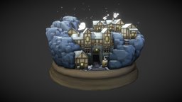 Narshe fanart, gaming, retro, snes, finalfantasy, substancedesigner, ff6, snesmini, substancepainter, substance, 3d, 3dsmax, zbrush