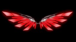 Robot Wings fiction, future, mechanical, fight, wings, cyber, tech, robotic, angel, cyberpunk, mecha, cyborg, android, machine, glow, glowing, weapon, character, game, art, model, design, military, fly, sci-fi, futuristic, technology, fantasy, anime, robot, wing