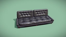 Loveseat Sofa Game Ready Asset sofa, style, forniture, loveseat, pbr, gameasset, noai
