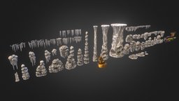 Mystery cave assets plant, mushroom, dungeon, cave, nature
