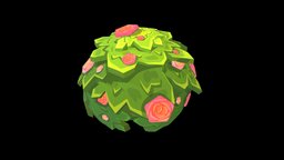 Bush_fortnite style fort, bush