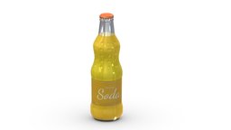 Soda Drink Bottle 05 Low Poly PRB Realistic drink, food, shelf, element, unreal, generic, can, sprite, item, store, market, coca, cola, ready, vr, ar, supermarket, soda, drinks, engine, coca-cola, shelves, pepsi, fanta, unity, asset, game, 3d, pbr, low, poly, mobile, royal