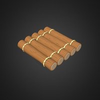 RAFT water, raft, maya, lowpoly, beginner