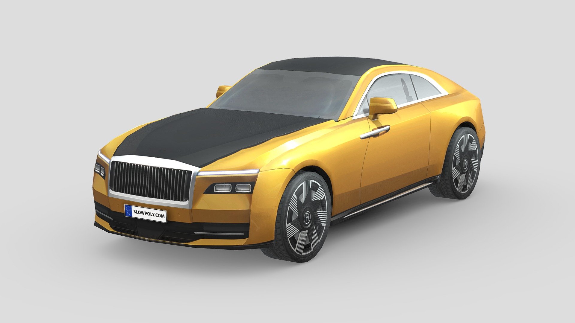 Buckle up and join the ride with our incredible 3D model car! With few polygons, it’s light, flexible, and realistic. High-quality textures bring it to life. Effortlessly integrate it into any project and let your creativity soar. Get ready for a thrilling journey!

If you love this 3d model and curious about how it’s done, visit our tutorial here: 
https://www.slowpoly.com/l/course unlock the technique, tool and trick to crafting this detailed-looking low poly car now! - Rolls-Royce Spectre - Buy Royalty Free 3D model by slowpoly 3d model