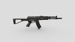 AEK 971 Low Poly rifle, grenade, assault, high, revolver, army, handgun, generic, semi, long, submachine, defense, equipment, firearm, vr, bullpup, ar, firearms, automatic, machine, battle, pistol, sniper, launcher, personal, weapon, asset, game, 3d, low, poly, military, shotgun, gun, war