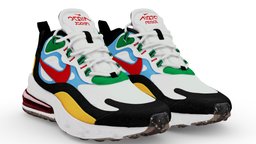 Nike Air Max 270 React people, urban, secondlife, shoes, imvu, boots, sl, nike, trainer, max, footwear, tactical, converse, sneaker, 270, adidas, yeezy, sims, jordan, metaverse, streetwear, lv, shoescan, nft, air