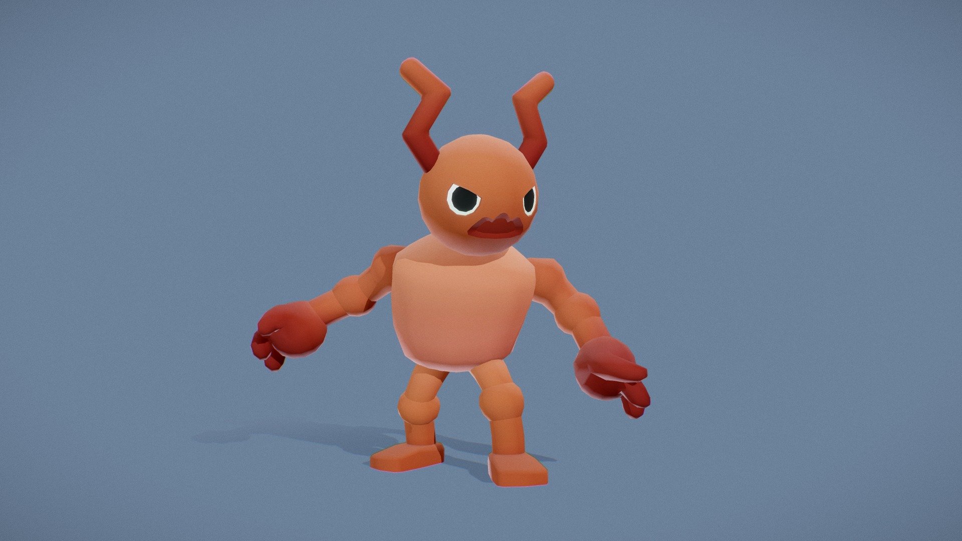 Stocky Warrior

This model has 3 forms of evolution

The model is made as an enemy for your main character. Each stage of evolution makes him stronger and stronger, so you can use it to progress your opponents and as enemy boss.
It's suitable for different genres of games, such as runners, tower defense, RPG and many others.

If you liked this model, please rate it, it is extremely important for us!

Quantity
This pack contains 1  model of Stocky Warrior

Features




1 gradient base texture 32x32 pixels.

Mobile, AR/VR ready

Standart/URP materials

UV Mapped for gradient texture

Low Poly

No Vertex colors

Total triangles 2.8k

No LOD

Animations




Idle

Run

Walk

Step Back

Step Left

Step Right

Attack Left

Attack Right

Shooting Left

Shooting Right

Jump

Rage

Defence

Damage

Death

If that wasn't enough, we are ready to make additional animations and forms on request 3d model