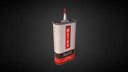 Vintage Handy Oil gas, oil, vintage, can, petrol, substancepainter, substance, industrial
