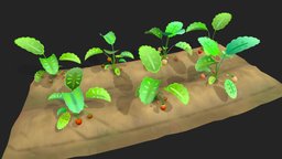 strawberry fruit, farm, strawberry, cartoon