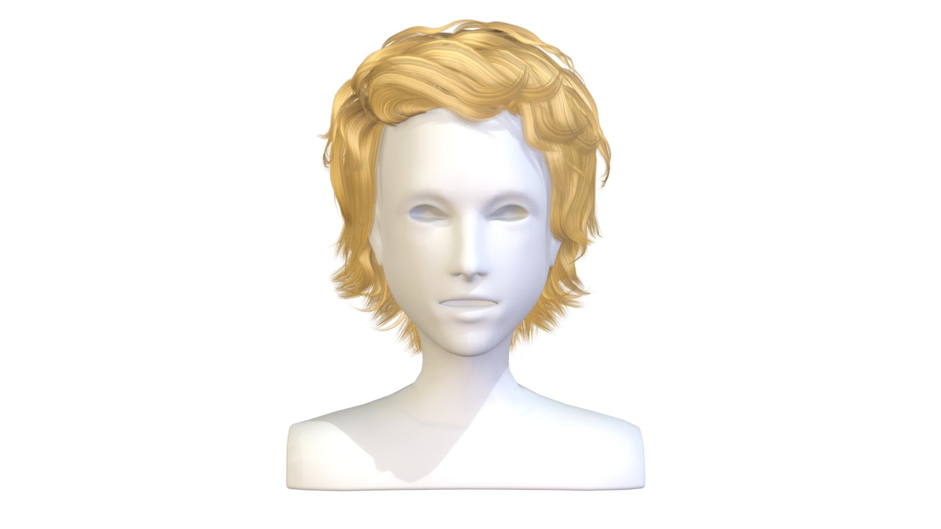 cartoon lush man 022 haircut of short lenght - cartoon lush man 022 haircut of short lenght - Buy Royalty Free 3D model by Oleg Shuldiakov (@olegshuldiakov) 3d model