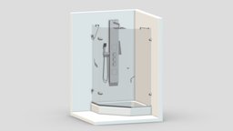 Vigo Verona Shower room, modern, bathroom, bath, cast, shower, nexus, classic, toilet, tub, vr, ar, toto, rest, iron, freestanding, restroom, clayton, toilets, soaker, 3d, design, air, concept, interior, washlet, amies