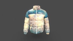 Golden Bleed Men Padded Apparel Jacket virtual, fashion, jacket, classic, vr, ar, virtualreality, men, padded, puff, apparel, clo3d, marvelousdesigner, metaverse, low-poly, lowpoly, clothing, 3dapparel, virtualapparel, digitalapparel, binarycloth