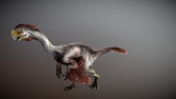 Gigantoraptor giger, creaturedesign, gigantaraptor, gigantoraptor, creature, animal, prehistoric, dinosaur, dino