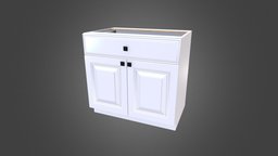 White Panel Door Cabinet room, modern, storage, bathroom, wooden, cafe, dresser, restaurant, furniture, handle, drawer, decor, drawers, cabinet, kitchen, kitchenware, interiordesign, cabinets, game-asset, low-poly-model, roommodel, room-decor, low-poly, lowpoly, gameasset, home, interior, gameready, cabinet-pull