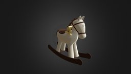 Rocking Horse cinema, kids, baby, ray, vray, fun, children, toys, max, mental, rockinghorse, convex, childrensroom, 3ds, c4d