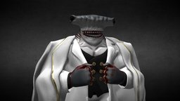 Boss shark, sculpt, comic, 3dprintable, sculpting, miniature, superhero, boss, printable, sculptgl, illustration, supervillain, sculptober, substancepainter, character, blender, art, creature, zbrush, animal, stylized, characterdesign, sculptober2022