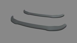 Front Bumper Lip Car 02 custom, toy, front, hotwheels, gta, bumper, 3dprinting, part, tuning, lip, spoiler, bodykit, scalemodel, vehicle, car, fastandfurious, scalecar, modelcar, frontbumper, scaleprint, noai, 124scale